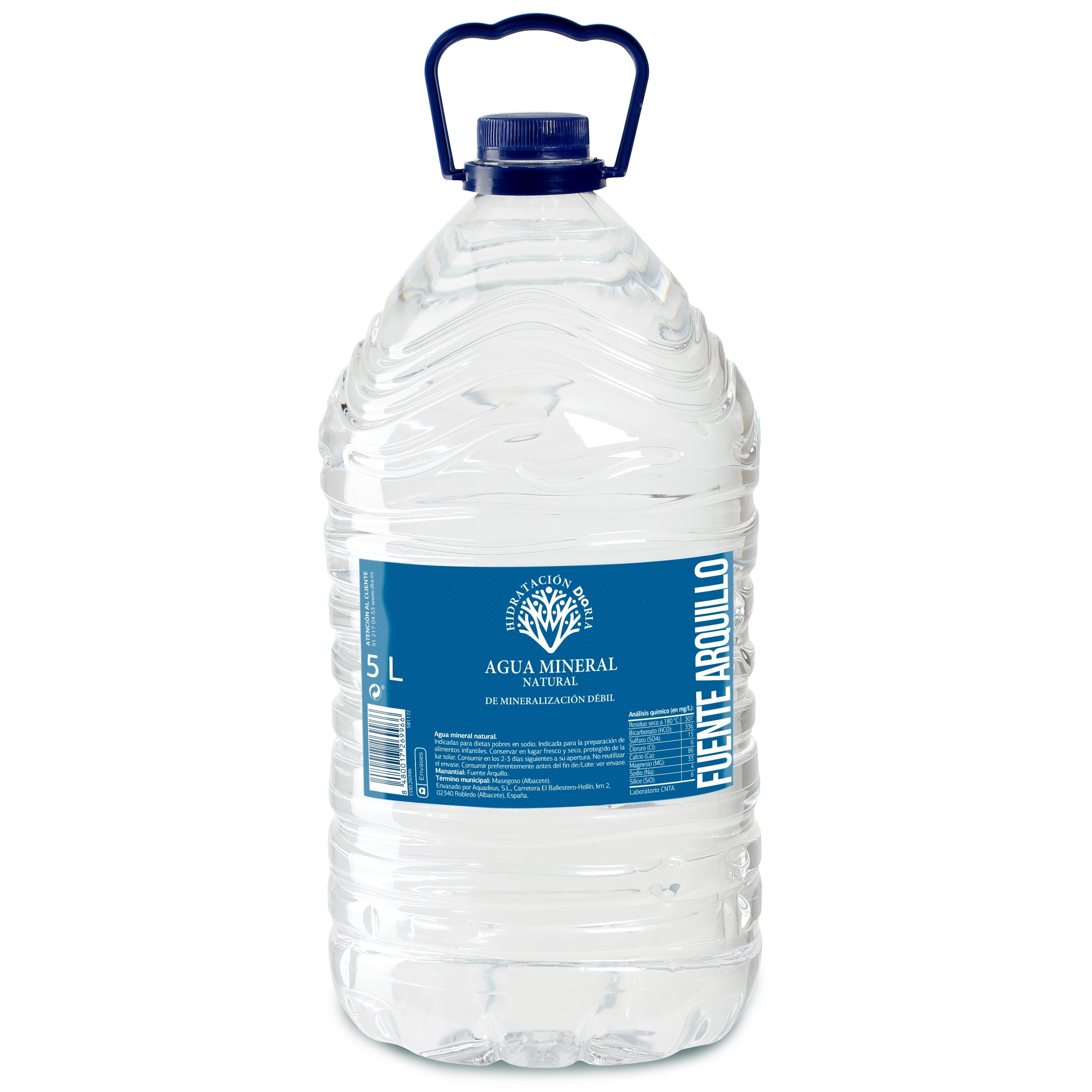 Comprar Agua mineral aquarel pet 5l en Supermercados MAS Online