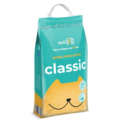 Arena para gatos absorbente Deligato Dia bolsa 5 Kg-0