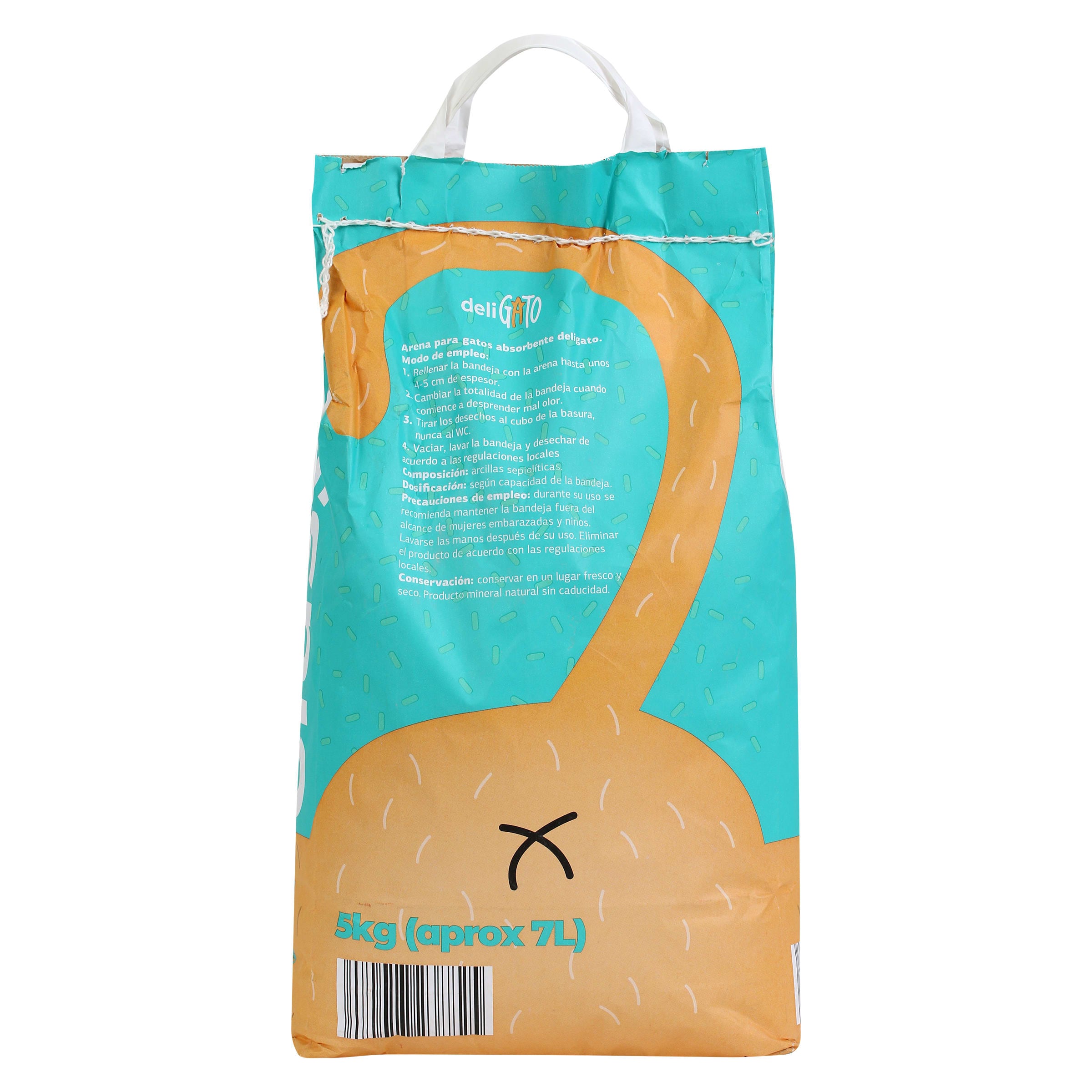 Arena para gatos absorbente Dia Deligato 5 Kg