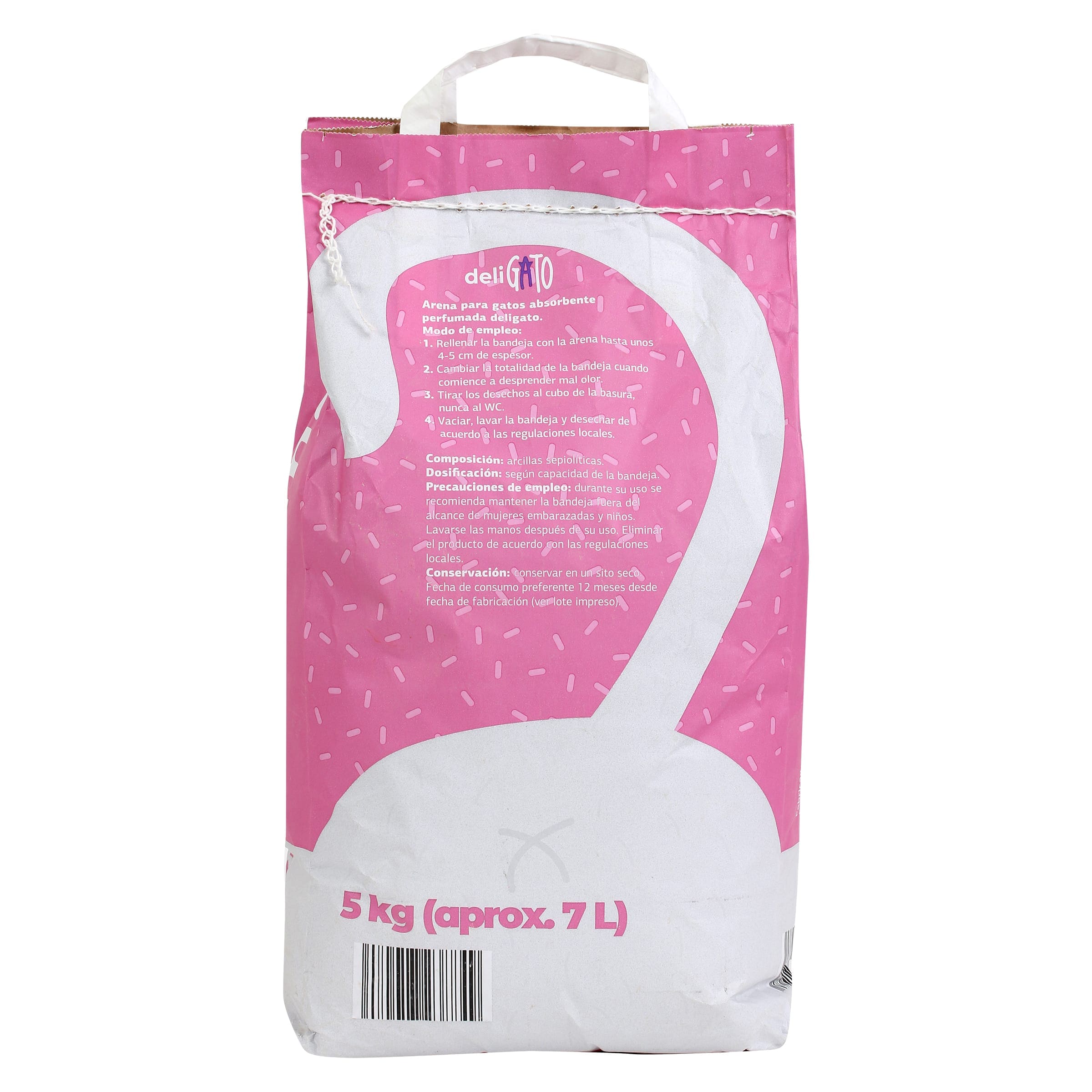 Arena para gatos absorbente perfumada Dia Deligato 5 Kg
