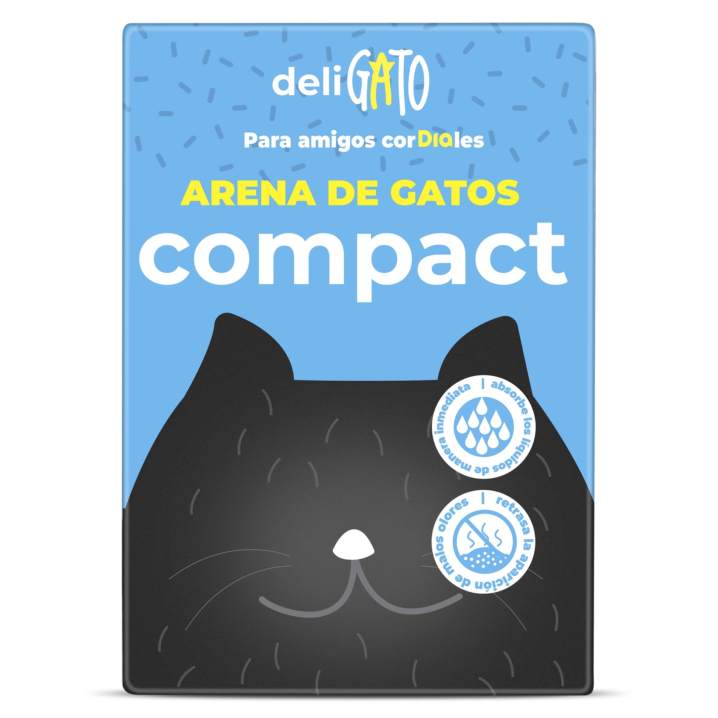 Arena para gatos compacta Dia Deligato 4 Kg
