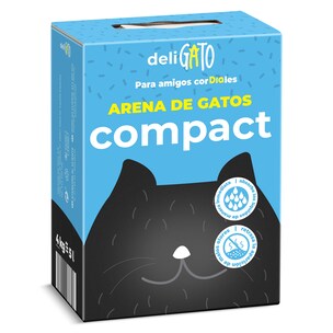 arena para gatos compacta 4 kg