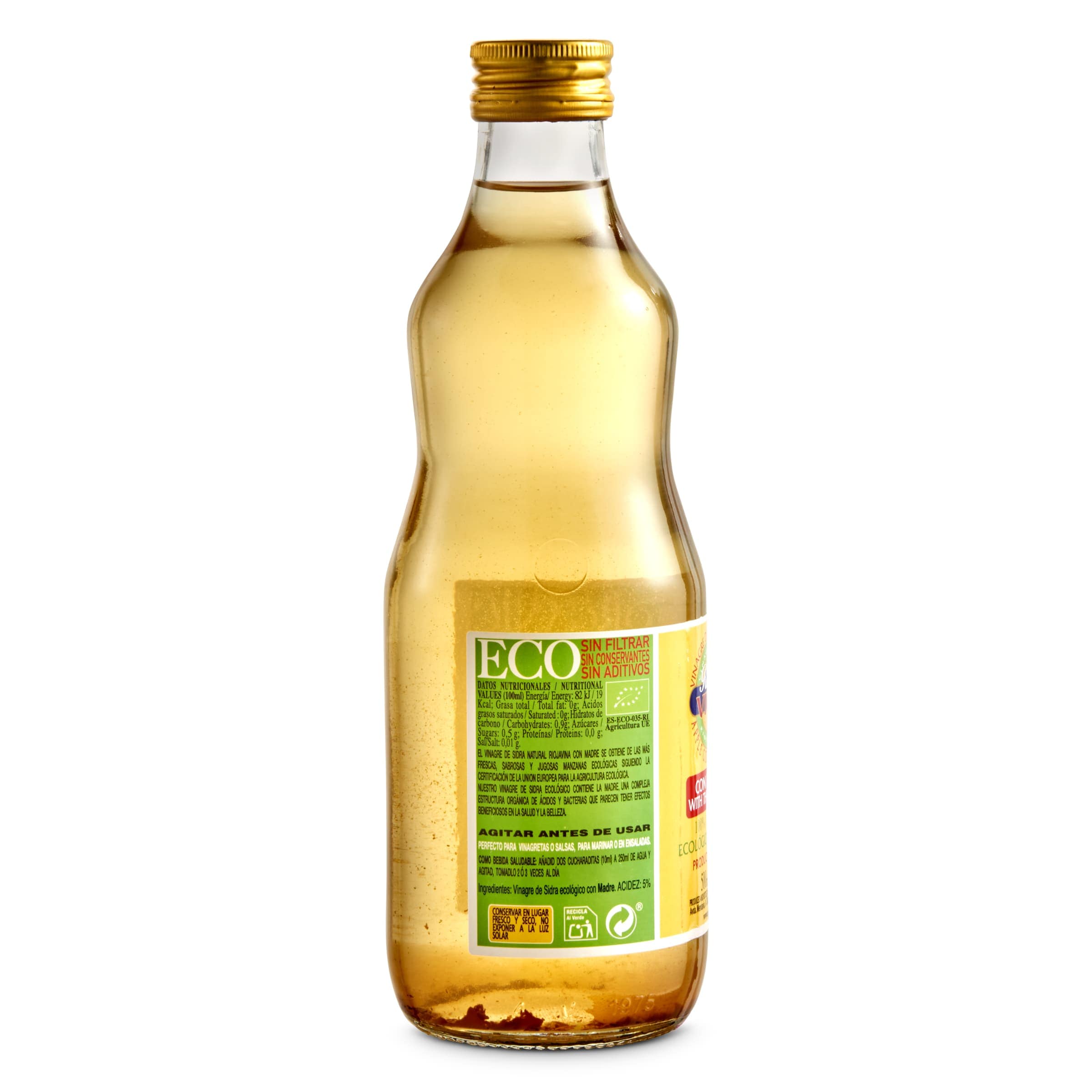 Vinagre de manzana ecológico Riojavina 500 ml