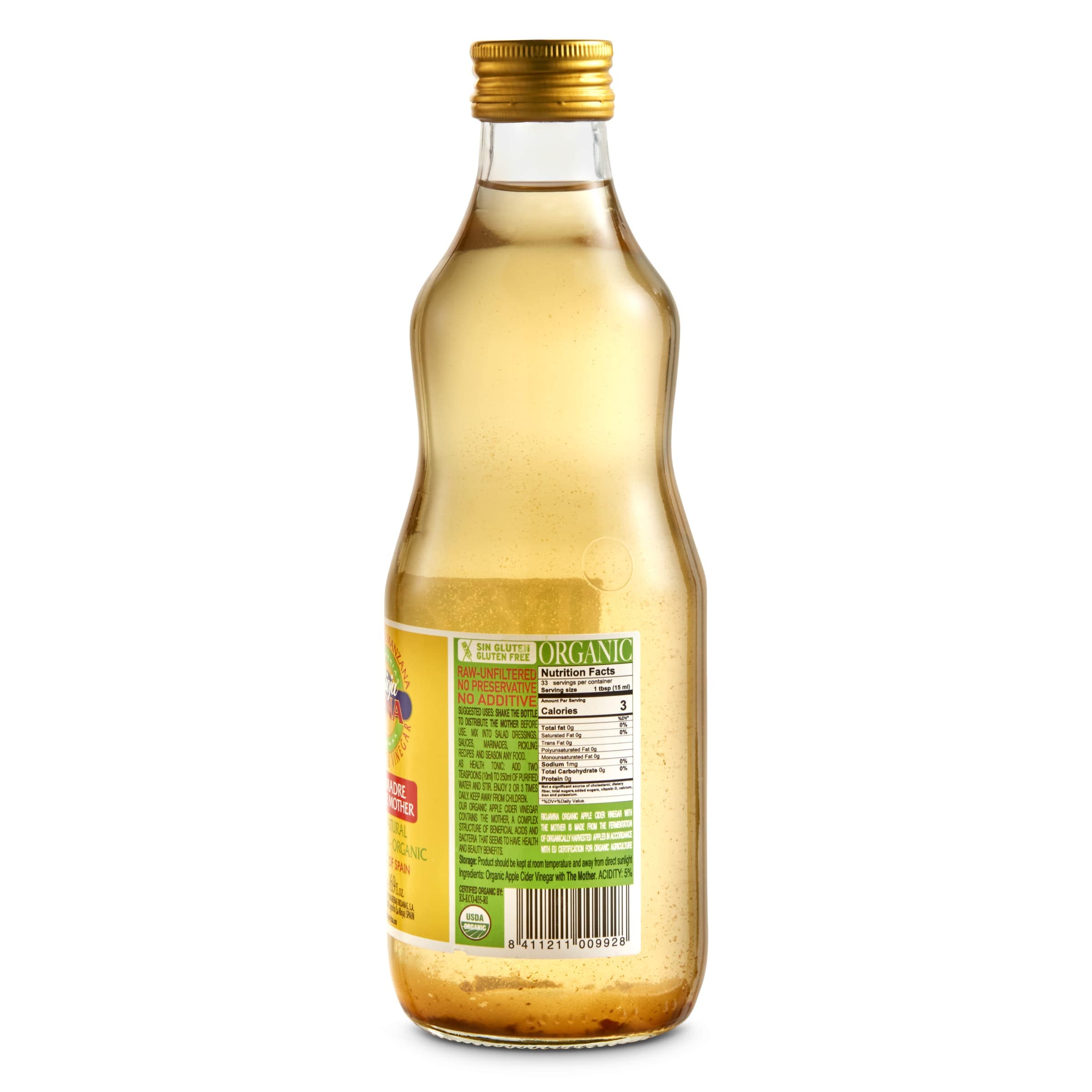 Vinagre de manzana ecológico Riojavina 500 ml