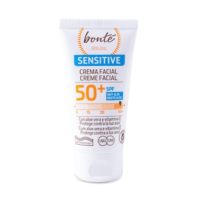 Protector solar facial spf 50+ Bonté Soleil 50 ml-0