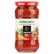 Salsa napolitana Gallo frasco 350 g