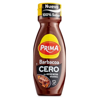 Salsa barbacoa cero Prima bote 325 g-0