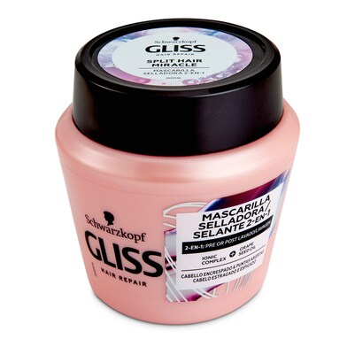 Mascarilla selladora cabello encrespado Gliss botella 300 ml-0 Mascarilla selladora cabello encrespado Gliss botella 300 ml-0