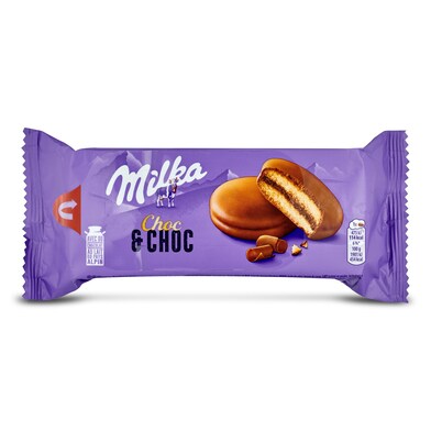 Pastelitos rellenos y recubiertos de chocolate choc & choc Milka 150 g-0 Pastelitos rellenos y recubiertos de chocolate choc & choc Milka 150 g-0