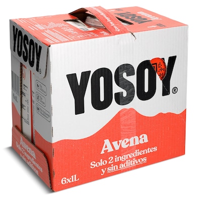 Bebida de avena Yosoy pack 6 x 1 L-0
