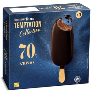 helado bombon 70 cacao 3 x 67 g