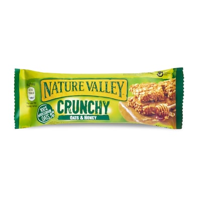 Barrita de cereales de avena y miel crunchy Nature Valley caja 42 g-0
