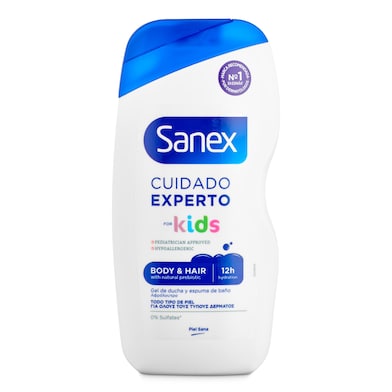 Gel de ducha dermo kids Sanex botella 475 ml-0