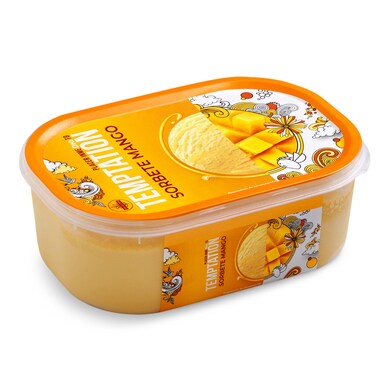 Sorbete helado de mango Temptation de Dia bandeja 600 g-0 Sorbete helado de mango Temptation de Dia bandeja 600 g-0
