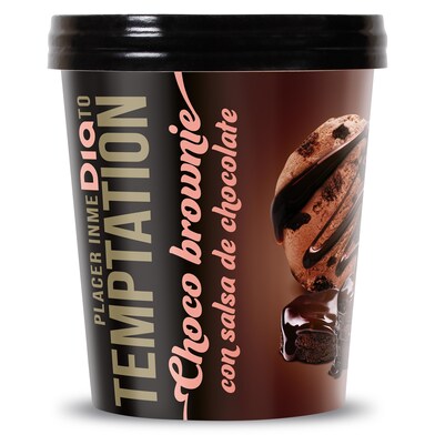 Helado choco brownie con salsa chocolate Temptation de Dia tarrina 350 g-1 Helado choco brownie con salsa chocolate Temptation de Dia tarrina 350 g-1