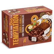 Helado sándwich maxi duo 4 unidades Temptation de Dia caja 400 g