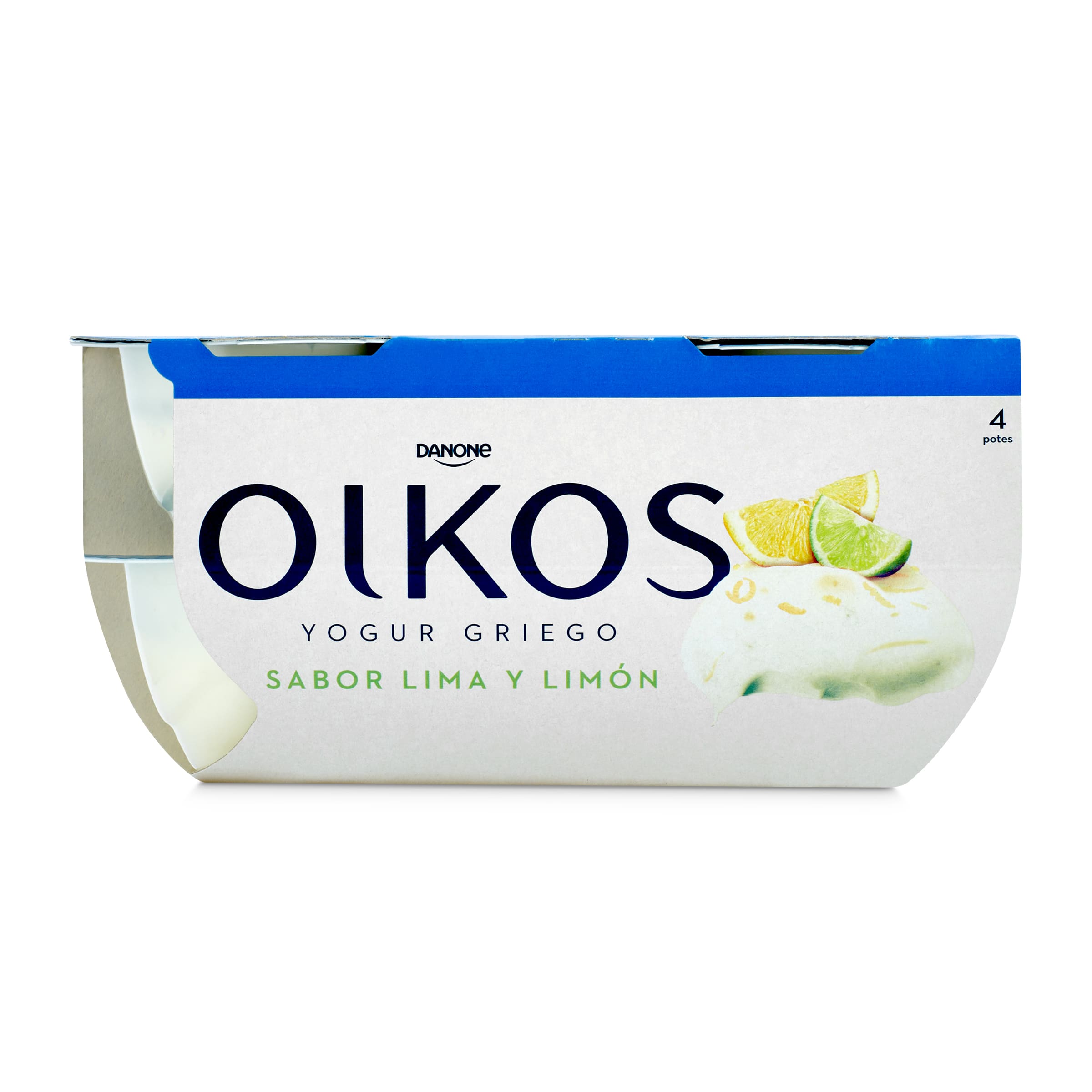 Comprar Yogur griego sabor lima y limón pack 4 unidades 110 g · DANONE ·  Supermercado Supermercado Hipercor