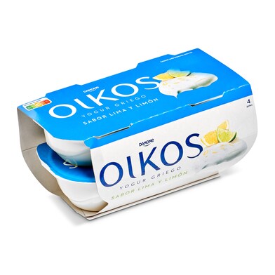 Yogur griego sabor lima limón Oikos pack 4 x 110 g-0 Yogur griego sabor lima limón Oikos pack 4 x 110 g-0