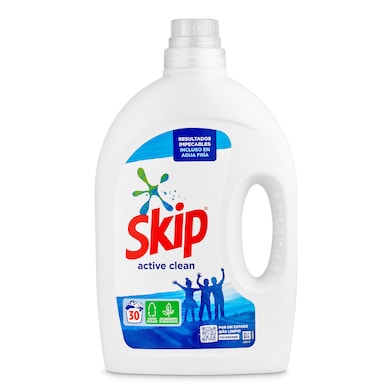 Detergente máquina líquido Skip botella 30 lavados-0