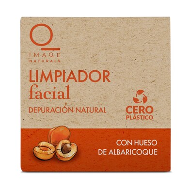 Limpiador facial sólido exfoliante con hueso de albaricoque Imaqe de Dia caja 50 g-1 Limpiador facial sólido exfoliante con hueso de albaricoque Imaqe de Dia caja 50 g-1