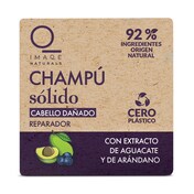 Champú sólido reparador con aguacate y arándanos Imaqe de Dia caja 60 g