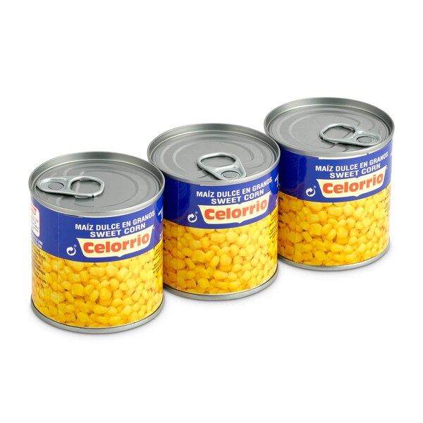 Maíz Dulce Pack Celorrio Lata 3 X 140 Gr.