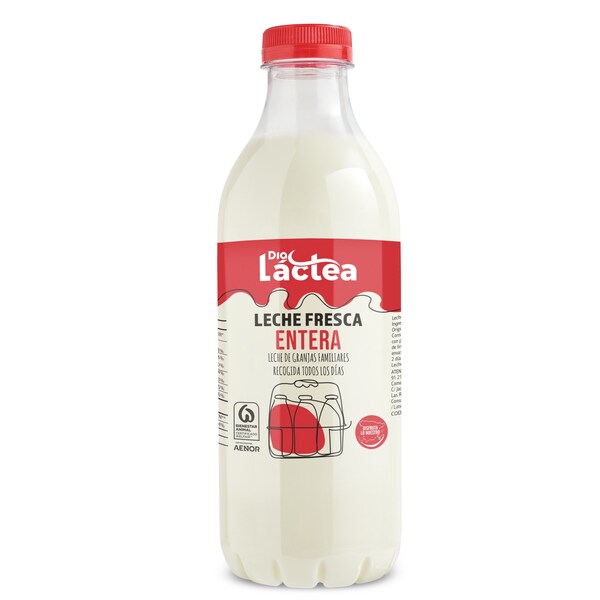Leche Fresca Entera Dia Lactea Botella 1 Lt.