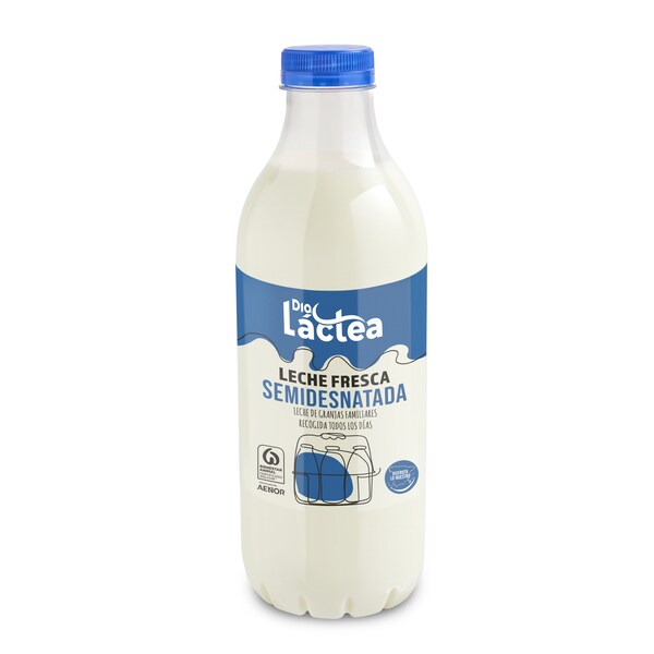 Leche Fresca Semidesnatada Dia Lactea Botella 1 Lt.