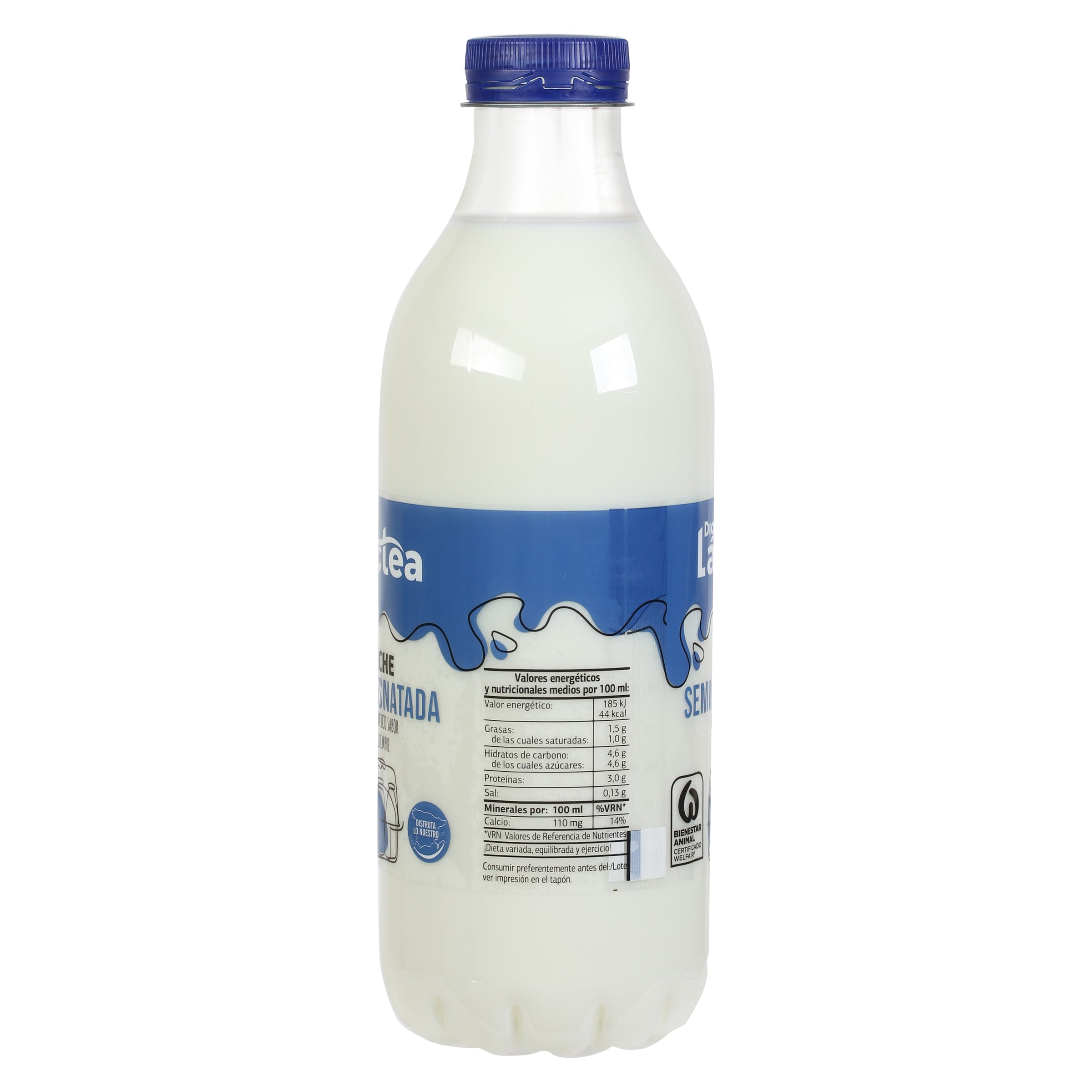 Leche semidesnatada pasteurizada Dia Láctea 1 L