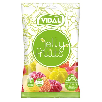 Gominolas jelly fruits VIDAL   BOLSA 100 GR-0