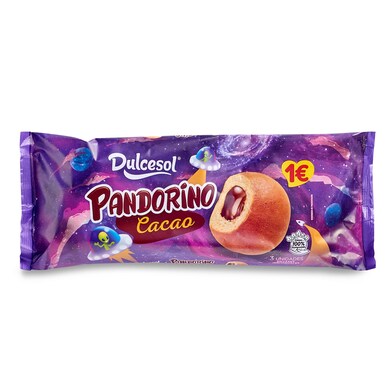 Pandorinos rellenos de cacao Dulcesol bolsa 135 g-0 Pandorinos rellenos de cacao Dulcesol bolsa 135 g-0
