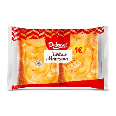 Tarta de manzana Dulcesol bolsa 135 g-0