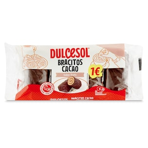 bracitos de cacao rellenos de trufa 140 g