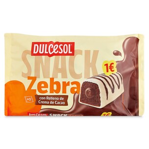 bombon zebra relleno de cacao 120 g