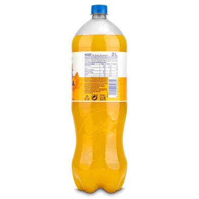 Refresco de naranja zero azúcares Kas botella 2 l-1 Refresco de naranja zero azúcares Kas botella 2 l-1