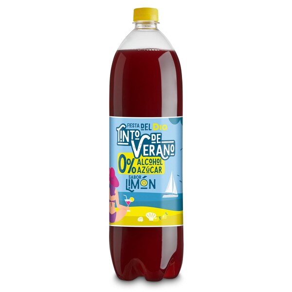 Tinto de Verano sin Alcohol con Limón Dia Botella 1,5 L.