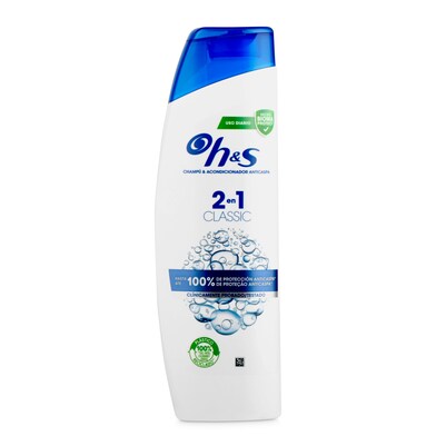Champú anticaspa dos en uno clásico H&s botella 230 ml-0 Champú anticaspa dos en uno clásico H&s botella 230 ml-0