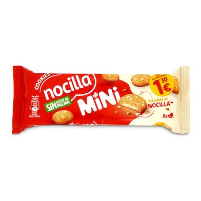 Mini galletas rellenas con crema de leche Nocilla bolsa 64 g-0