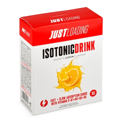 Bebida isotónica sabor limón Just loading caja 30 g-0
