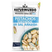 Pistachos tostados sin sal Naturmundo bolsa 250 g