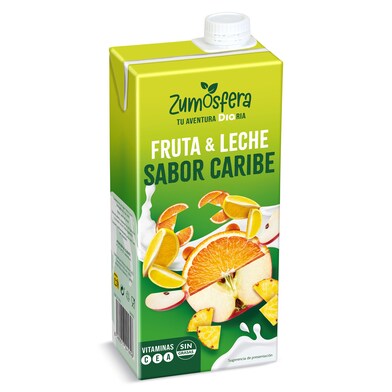 Bebida leche y frutas caribe Zumosfera de Dia brik 1 l-0