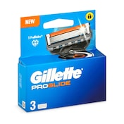 Maquinilla de afeitar recambio Gillette Proglide Fusion blister 3 unidades