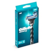 Maquinilla de afeitar + 2 recambios Gillette Mach3 caja 1 unidad