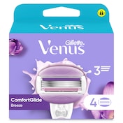 Recambio maquinilla de depilación comfortglide breeze Gillette Venus 4 unidades