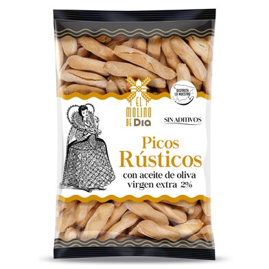 Picos rústicos con aceite de oliva El molino de Dia bolsa 130 g-0