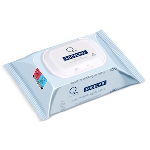 toallitas desmaquillantes micelar con aloe vera 30 unidades