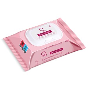 toallitas desmaquillantes para pieles sensibles con extractos de rosas 30 unidades