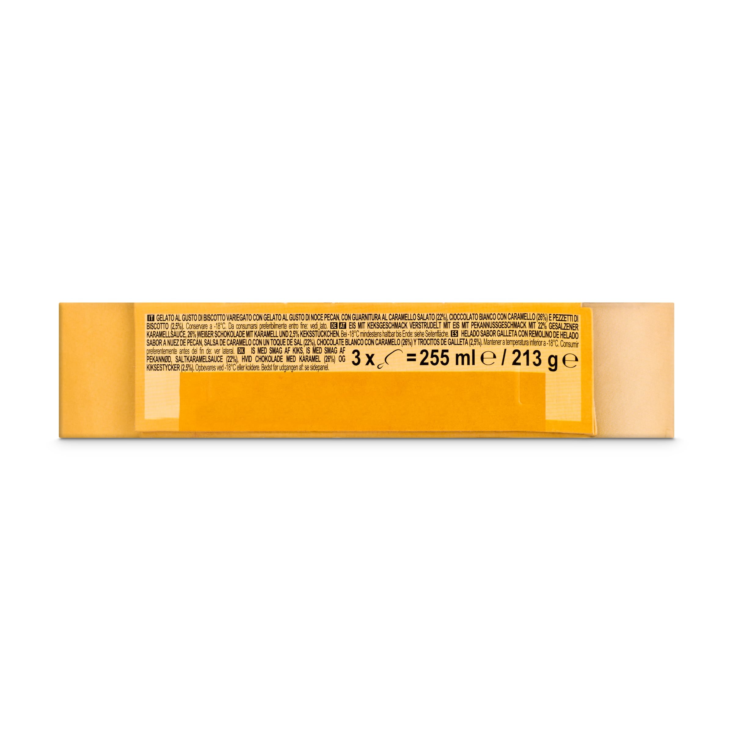 Magnum doble gold caramelo 3 x 71 g