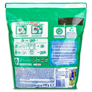 Detergente máquina cápsulas todo en uno Ariel bolsa 45 lavados-1