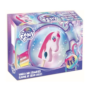Helado de vainilla y fresa My little pony estuche 168 g-0 Helado de vainilla y fresa My little pony estuche 168 g-0